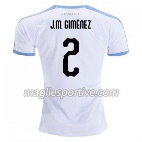 Completo Calcio Uruguay Jose Gimenez 2 Divisa Trasferta 2019 Copa América
